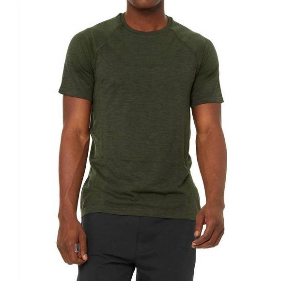 ALO YOGA Other - NEW ALO YOGA amplify seamless tee in hunter green